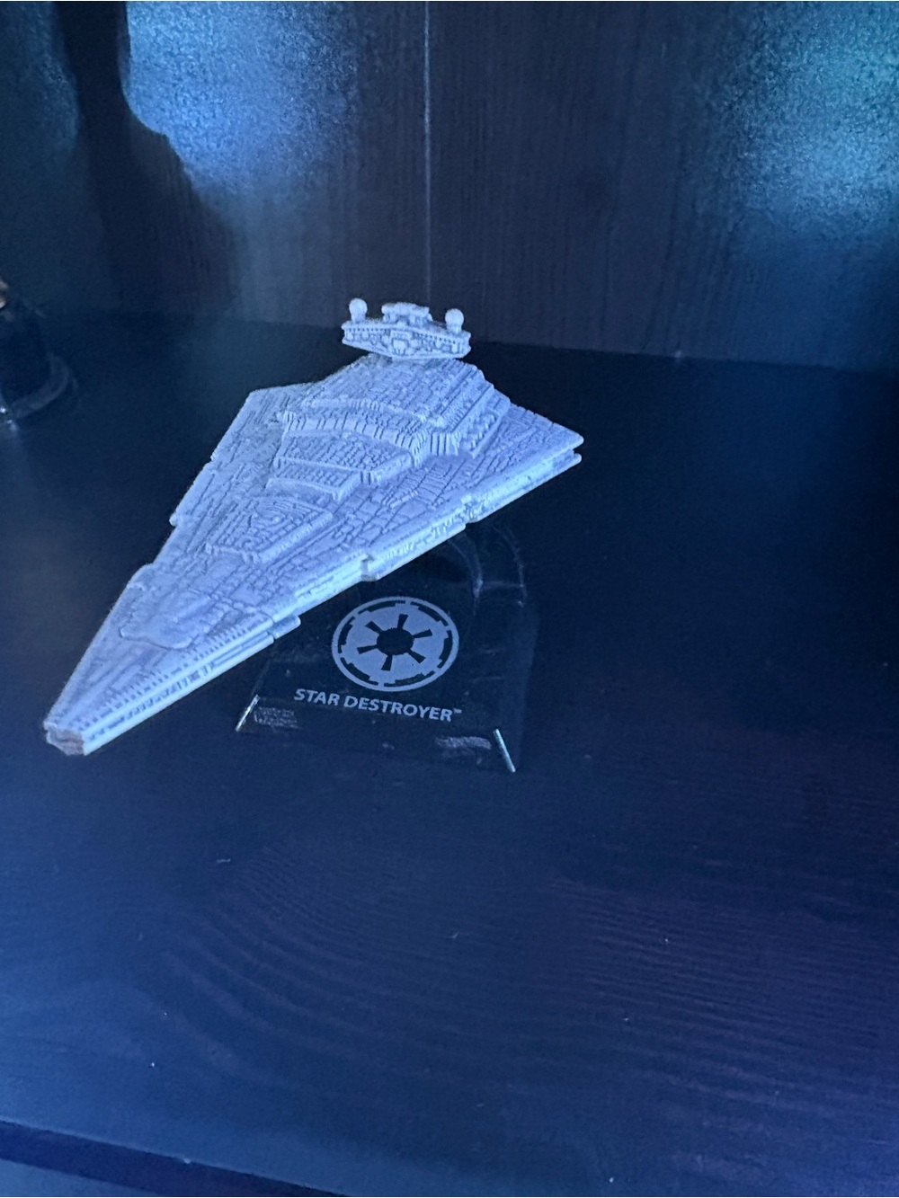 Star Wars Star Destroyer Display - White and Black Accent